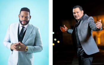 Yiyo Sarante, Frank Reyes y Dj Adoni juntos en el Bombazo Navideño